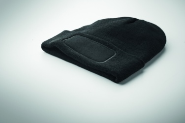 Logotrade logo dāvanas foto: Unisex beanie RPET poliestera