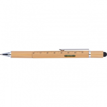 Logotrade Ideja dāvanas foto: 6in1 daudzfunkcionāla pildspalva COIMBRA