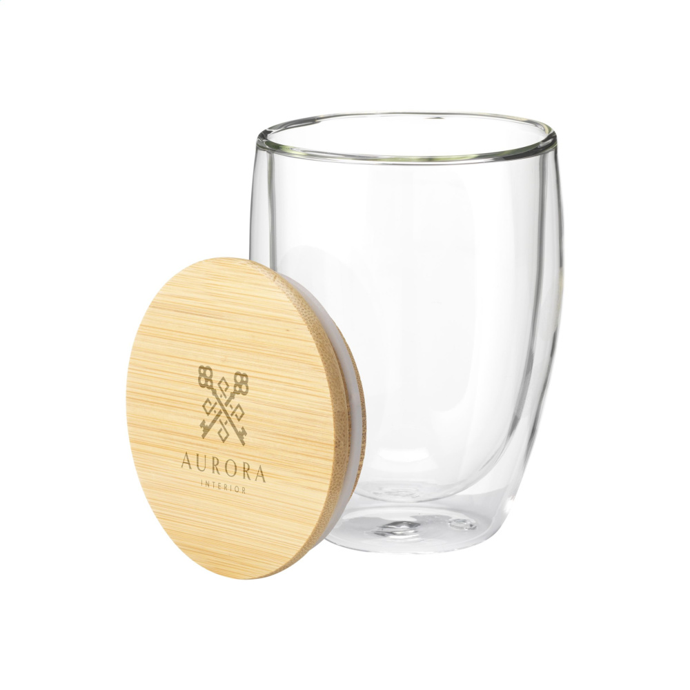 Logotrade korporatīvās dāvanas foto: Alba 350 ml dubultsienu stikls