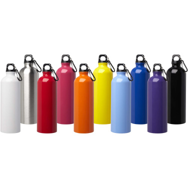 Logotrade dāvanas foto: Oregon 750 ml RCS sertificēta vienas sienas nerūsējošā tērauda ūdens pudele ar karabīni