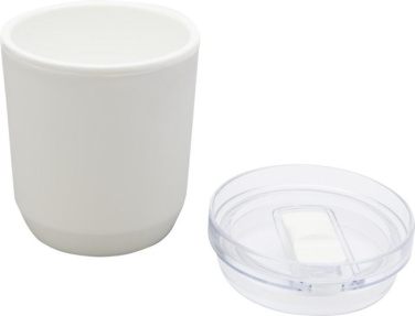Logotrade korporatīvās dāvanas foto: Hudson 180 ml otrreizējās pārstrādes plastmasas dubultsienu trauks