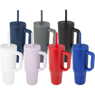 Logotrade logo dāvanas foto: Brady 900 ml RCS sertificēta izolēta glāze ar silikona salmiņu