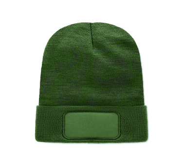 Logotrade korporatīvās dāvanas foto: Unisex beanie RPET poliestera