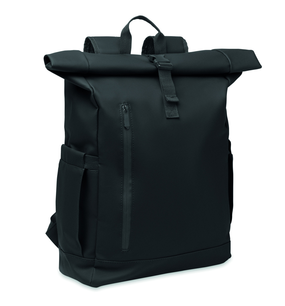Logotrade dāvanas foto: Sarullējama klēpjdatora mugursoma 600D