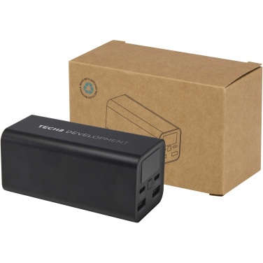 Logotrade Ideja dāvanas foto: Acamar 20.000 mAh 70W pārstrādāta alumīnija klēpjdatora pārnēsājamais akumulators