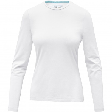 Логотрейд pекламные cувениры картинка: Ponoka long sleeve women's organic t-shirt