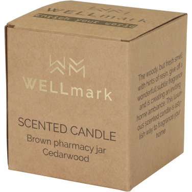 Логотрейд pекламные продукты картинка: Ароматизированная свеча Wellmark Let's Get Cozy 650 г с ароматом кедрового дерева