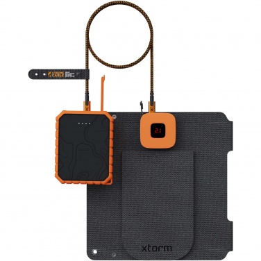 Логотрейд бизнес-подарки картинка: Xtorm XR2S14 SolarBooster складная солнечная панель мощностью 14 Вт