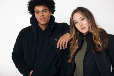 Логотрейд pекламные продукты картинка: Свободная толстовка с капюшоном Iqoniq Yoho из переработанного хлопка