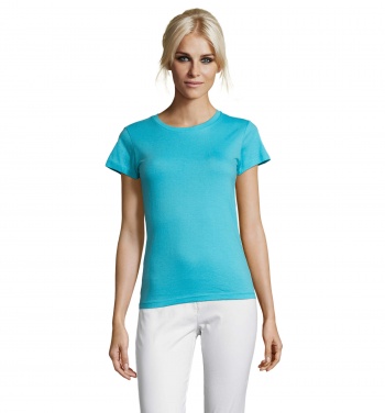 Лого трейд бизнес-подарки фото: REGENT WOMEN T-SHIRT 150g