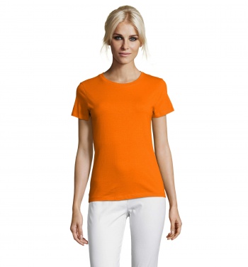 Логотрейд pекламные продукты картинка: REGENT WOMEN T-SHIRT 150g
