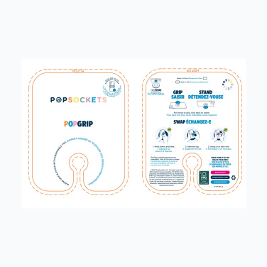 Логотрейд pекламные подарки картинка: Держатель телефона PopSockets® 2.0