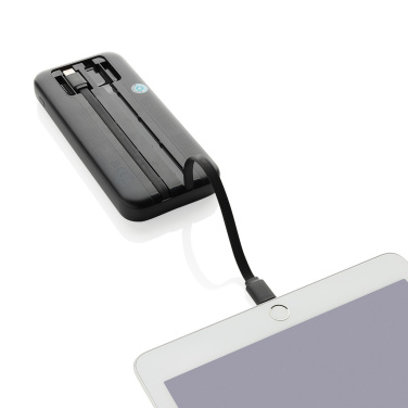 Логотрейд pекламные продукты картинка: Turbopack RCS rplastic powerbank 10.000 интегрированных кабелей