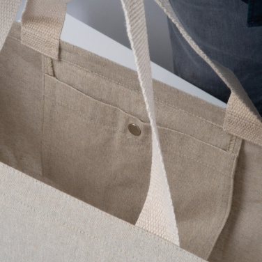 Логотрейд pекламные подарки картинка: Большая хлопковая сумка Пилар