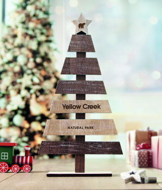 Лого трейд pекламные продукты фото: Wooden Christmas tree