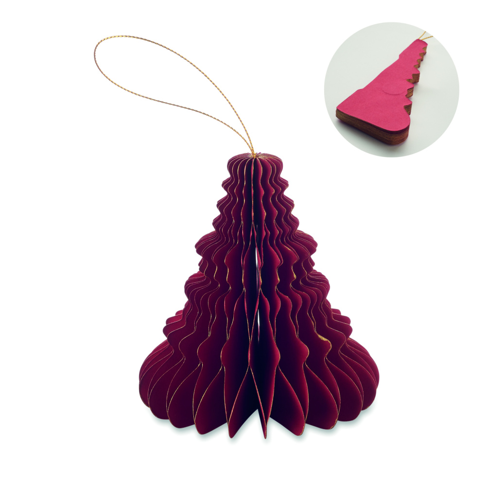 Лого трейд pекламные подарки фото: Christmas paper tree hanger