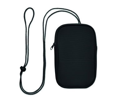 Логотрейд pекламные подарки картинка: RPET cross body travel pouch