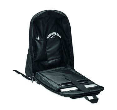 Логотрейд pекламные подарки картинка: 600D RPET backpack trolley