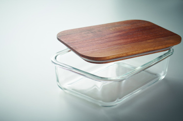 Логотрейд pекламные подарки картинка: Glass lunch box 800ml