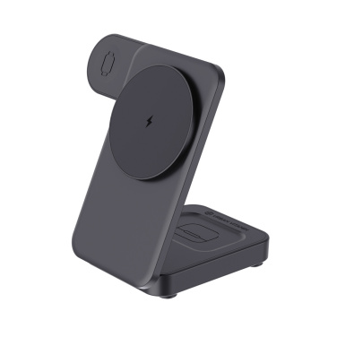 Логотрейд бизнес-подарки картинка: Магнитное зарядное устройство Urban Vitamin Arcadia RCS из пластика 15 Вт 3-в-1