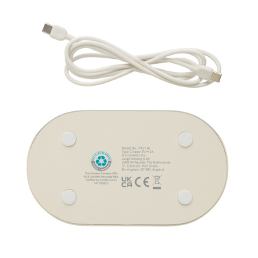 Логотрейд бизнес-подарки картинка: Будильник с белым шумом LumaRise RCS из переработанного пластика