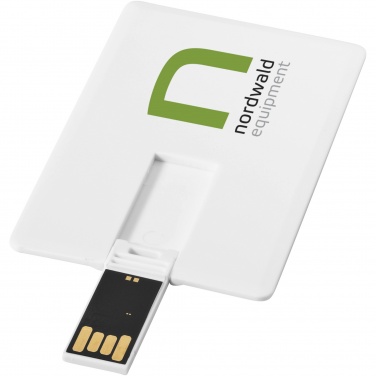 Logotrade profilprodukter bild: Slim USB 2 GB i kortformat