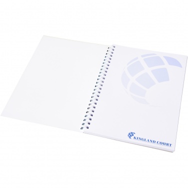 Logotrade presentreklam bild: Desk-Mate® wire-o A5 anteckningsblock PP-omslag