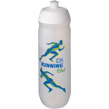 Logotrade presentreklam bild: HydroFlex™ Clear 750 ml klämbar sportflaska