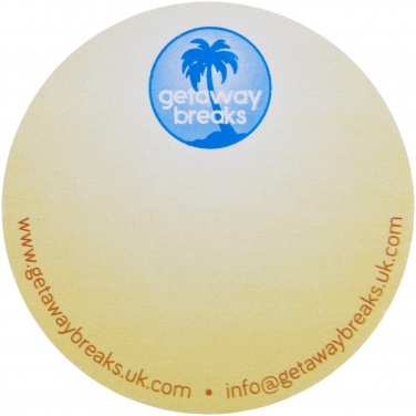 Logotrade kampanjprodukter bild: Sticky-Mate® cirkelformade klisterlappar av återvunnet material