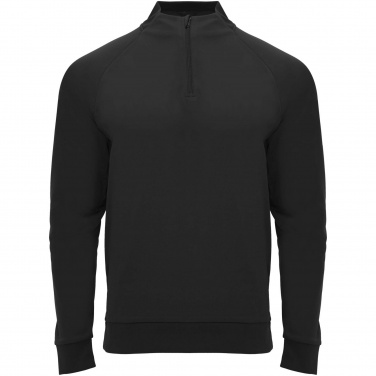 Logotrade presentreklam bild: Epiro långärmad unisex sweatshirt med kvartslång dragkedja