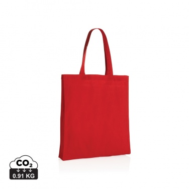 Logotrade presentreklam bild: Impact AWARE™ shoppingkasse m. bälg återvunnen bomull 145gr