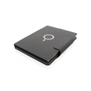 Logotrade kampanjprodukter bild: Artic magnetisk A4 portfolio, 10W trådlös laddning