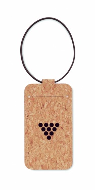 Logotrade reklamprodukter bild: Bagagetag i kork