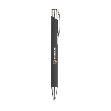 Logotrade kampanjprodukter bild: Ebony Soft Touch penna