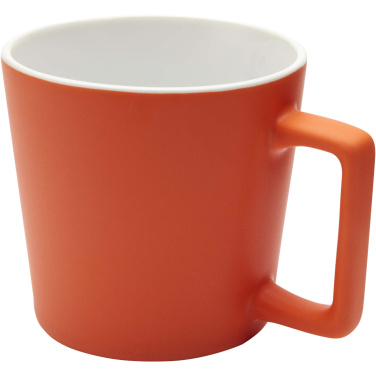 Logotrade profilreklam bild: Cali 370 ml keramikmugg med matt yta