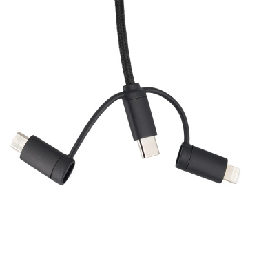 Logotrade kampanjprodukter bild: Kabel 4-i-1 med upplyst logotyp - LH-ZM02