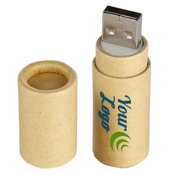 Logotrade reklamprodukter bild: USB-minne i kartong
