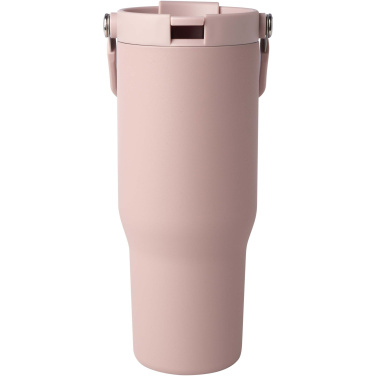 Logotrade profilprodukter bild: Bronx 900 ml vakuumisolerad termos av koppar och RCS-certifierat återvunnet rostfritt stål med ett lock med dubbla funktioner