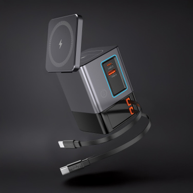 Logotrade profilreklam bild: Urban Vitamin Sacramento 105WGAN laddare med utdragbara kabl